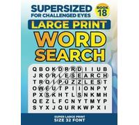 SUPERSIZED FOR CHALLENGED EYES, Libro 18 Super Large Pri - Libro tascabile...