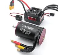 Supersonic 3660 & 110A motore brushless sensorato e ESC Combo per RC auto 2S Lipo,IP67 impermeabile applicabile a 1/10 breve corso, camion, Monster (4250 kv)