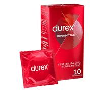 SuperSottile Preservativi Ultra Sottili Vestibilità Regular 10 Profilattici