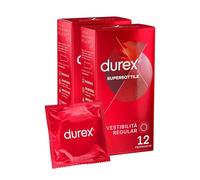 SuperSottile Preservativi Ultra Sottili Vestibilità Regular 24 Profilattici