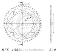 SGR CORONA S AC P520-D38 PER YAMAHA YFZ R 450 09/16