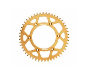 SUPERSPROX - Couronne Moto Aluminium 49 dents - Couleur Or
