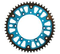 Supersprox Stealth 51d Rst2452x51blu Rear Sprocket Argento 51t