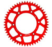 Corona Supersprox Alluminio Rossa 52 D Moto Motore Ricambi Ciclomotore Accessori