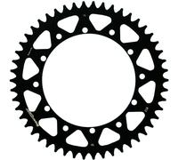 Supersprox Aluminium Yamaha 520x50 Ral853x50blk Rear Sprocket Argento 50t