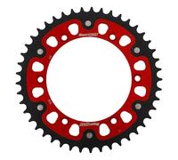 Corona Supersprox Stealth Rossa 45 D per Moto Ricambi Accessori Parti