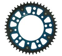 Supersprox Stealth 47d Rst2452x47blu Rear Sprocket Argento 47t