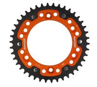SUPERSPROX Stealth Pignone Compatibile Con KTM LC8 Adventure Arancione/Nero 45Z