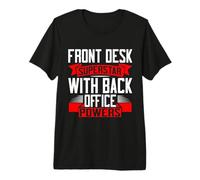 Superstar della Reception con Back Office Powers Hotel Manager Maglietta Premium