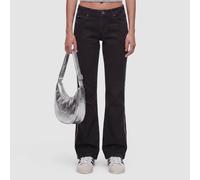 Superstar Low Rise Flared Leg Denim Pants Nero 29/30