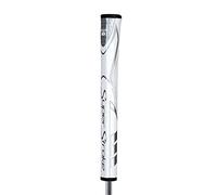 SuperStroke Zenergy, Impugnatura per putter da golf con tecnologia SPYNE migliorata senza svasatura, zone testurizzate e porta tecnologica, bianco/argento