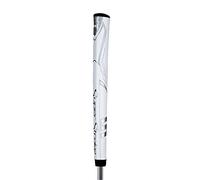 SuperStroke Zenergy WristLock 1.0PT - Impugnatura per putter da golf con tecnologia SPYNE migliorata, texture multi-zona e porta tecnica, bianco/argento