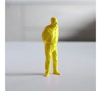 Superstuff Umarell Statuetta da Scrivania, Umarell Statuetta Pensionato, Gadget Divertenti per Colleghi e Amici, Secret Santa Divertente