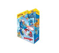 SUPERTHINGS KAZOOM Power - Blaster Jet, veicolo multi-azione serie TV ''Kazoom Power'', contiene 1 Blaster Jet, 1 Kid Kazoom esclusivo e 6 proiettili