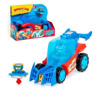 SUPERTHINGS KAZOOM Power - Turbo Spinner Eroe. Veicolo con lanciatore trottola Include 1 Turbo Spinner e 1 Kazoom Esclusivo.