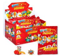 SUPERTHINGS Legends - Mystery Bag. Scatola con 18 confezioni assortite dei personaggi più leggendari di SuperThings. Ogni confezione include 2 SuperThings e 1 veicolo. Contiene Prodotti della serie