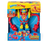 SUPERTHINGS Superbot Sugarfun - Robot articolato eroe con bracci modellabili e accessorio da combattimento Include 1 Kazoom Kid e 1 SuperThing Esclusivo