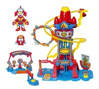 SUPERTHINGS Training Tower - Torre di allenamento con luci e suoni, 1 SuperThing e 1 Kazoom Kid esclusivo. 3 zone di allenamento, per imparare a volare, a sparare e a combattere.