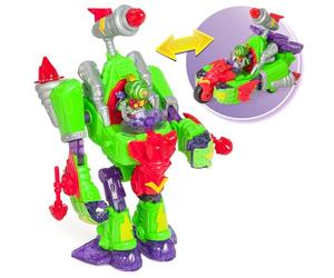 SUPERTHINGS Turbo Warrior Speed - Robot trasformabile. Il Robot si trasforma in un'auto. Include 1 Turbo Warrior, 1 accessorio esclusivo e 1 SuperThing Esclusivo