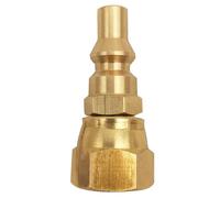 Supertool 1/4" LP Gas Quick Connect Raccordo Ottone Propano Contatto Conversione Adattatore a bassa pressione per RV Quick Connect Gas Appliance