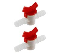 Supertool 2 valvole a sfera spinate, valvola a sfera con connettore a spillo da 10 mm, valvola a sfera di intercettazione, valvola a sfera spinata, adattatore connettore per rubinetto per tubo