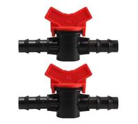 Supertool 2 valvole a sfera spinate, valvola a sfera con connettore a spillo da 12 mm, valvola a sfera di intercettazione, valvola a sfera spinata, adattatore connettore rubinetto per tubo flessibile