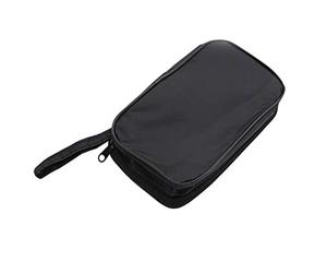 Supertool Custodia universale per multimetro, borsa multiuso per strumenti digitali, confezione durevole con zig per multimetri, morsetti (nero), Nero , 205mmx120mmx45mm, Classico