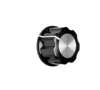 SUPERTOOL - Manopole potenziometriche per potenziometro da 6 mm, diametro foro 6 mm, quadrante amplificatore, per manopole con tappo in alluminio (confezione da 5)