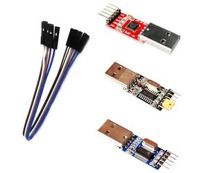 Supertool Set di moduli di interfaccia seriale da USB a TTL 2303 2102 340 con cavo femmina a femmina (confezione da 3)