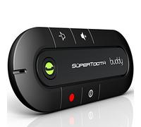 SuperTooth Buddy Bluetooth Visor Speakerphone Car kit - Black Consumer Portable Electronics/Gadget