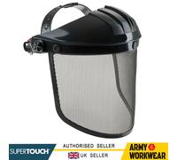 Supertouch Fronte Protezione con Metallo Rete Visiera Viso Giardinaggio