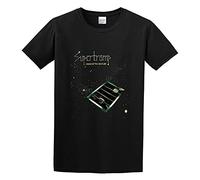 Supertramp Crime of The Century, maglietta da uomo con stampa vintage e grafica rock nera, Nero , XL