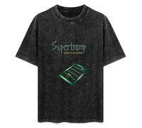 Supertramp Crime of The Century Rock Music Men's T-Shirt Unisex Black Men Tees L