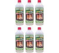 Supervetro, Pulisce a Fondo Vetri di Camini e Stufe, Azione Extra Forte-1LT(6pz)