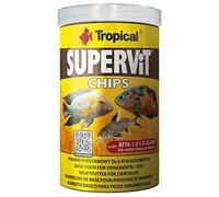SUPERVIT CHIPS 1000ml / 520g - Mangime di base per pesci ornamentali, sotto forma di chips