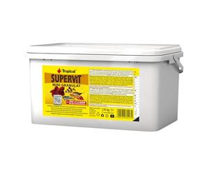 SUPERVIT MINI GRANULAT 3L / 1,95kg - Mangime base per piccoli pesci d'acquario e crostacei