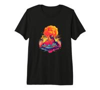 Supervulcano - Vulcano - Eruzione vulcanica - Cratere - Lava Maglietta Premium