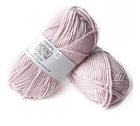 Superwash 100% lana merino filato per lavoro a maglia e uncinetto, 3 o leggeri, DK, Leight Worsted Weight, Drops Merino Extra fine, 1,8 oz 115 yards per gomitolo 40 Polvere Rosa