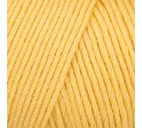 Superwash - Filato di lana merino e cotone per lavori a maglia e uncinetto, 4 o medi, pettinato, peso DK, gocce di cotone Merino, 50 g, 120 m per gomitolo (17 vaniglia)