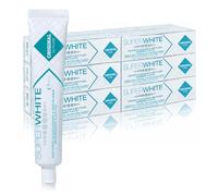 SUPERWHITE - Dentifricio Original Sbiancante e Anti Placca - Gusto Mentolato - Confezione da 12 Dentifrici 75 ml