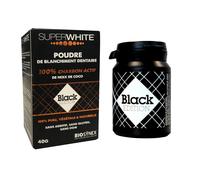SuperWhite Polvere Di Carbone Attivo Black Edition BioSynex 40g