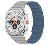 Suphart Cinturino Magnetico Compatibile con Cinturino Galaxy Watch Ultra 2/1 47mm, Cinturini Sportivi in Silicone Impermeabili con Magnete per Galaxy Watch Ultra 2/1, Grigio/Blu