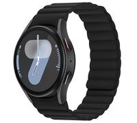 Suphart Compatibile con Cinturino Samsung Galaxy Watch 7/6/5/4/FE 44mm 40mm, Cinturini Sportivi in Silicone Impermeabili per Galaxy Watch 6 Classic 47mm 43mm/5 Pro 45mm, Nero