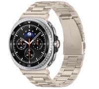 Suphart Compatibile con Cinturino Samsung Galaxy Watch 8 44mm 40mm/Galaxy Watch 8 Classic 46 mm, No Gap Cinturini Metallo, Galassia