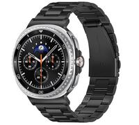 Suphart Compatibile con Cinturino Samsung Galaxy Watch 8 44mm 40mm/Galaxy Watch 8 Classic 46 mm, No Gap Cinturini Metallo, Nero