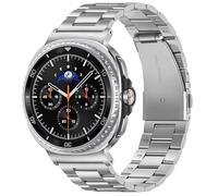 Suphart Compatibile con Cinturino Samsung Galaxy Watch 8 44mm 40mm/Galaxy Watch 8 Classic 46 mm, No Gap Cinturini Metallo, Argento