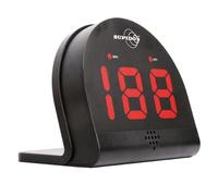Supido Radar di Velocità Personale Multi Sport, Ideale Per Golf, Tennis, Calcio, Cricket, Squash, Nero