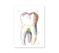 Supkan bstract Dente Implant Strumenti di Bellezza Dentale Wall Art Canvas Painting Nordic Poster e Stampe Immagini a Parete for la Decorazione dell'ospedale(N,20X25 cm Unframed)