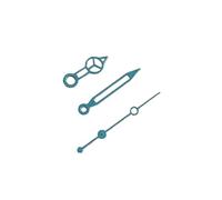 Supkancl Accessori for orologi con tre lancette colorate cave, senza luce notturna, adatti for movimenti NH35/36/4R/7S(Blue)