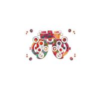 Supkan natomia dell'occhio Oftalmologo Optometria Strumento Astratto Nordic Poster e Stampe Arte della Parete Tela Pittura Medici Decorazione dell'ufficio(F,A4 21X30 cm Unframed)